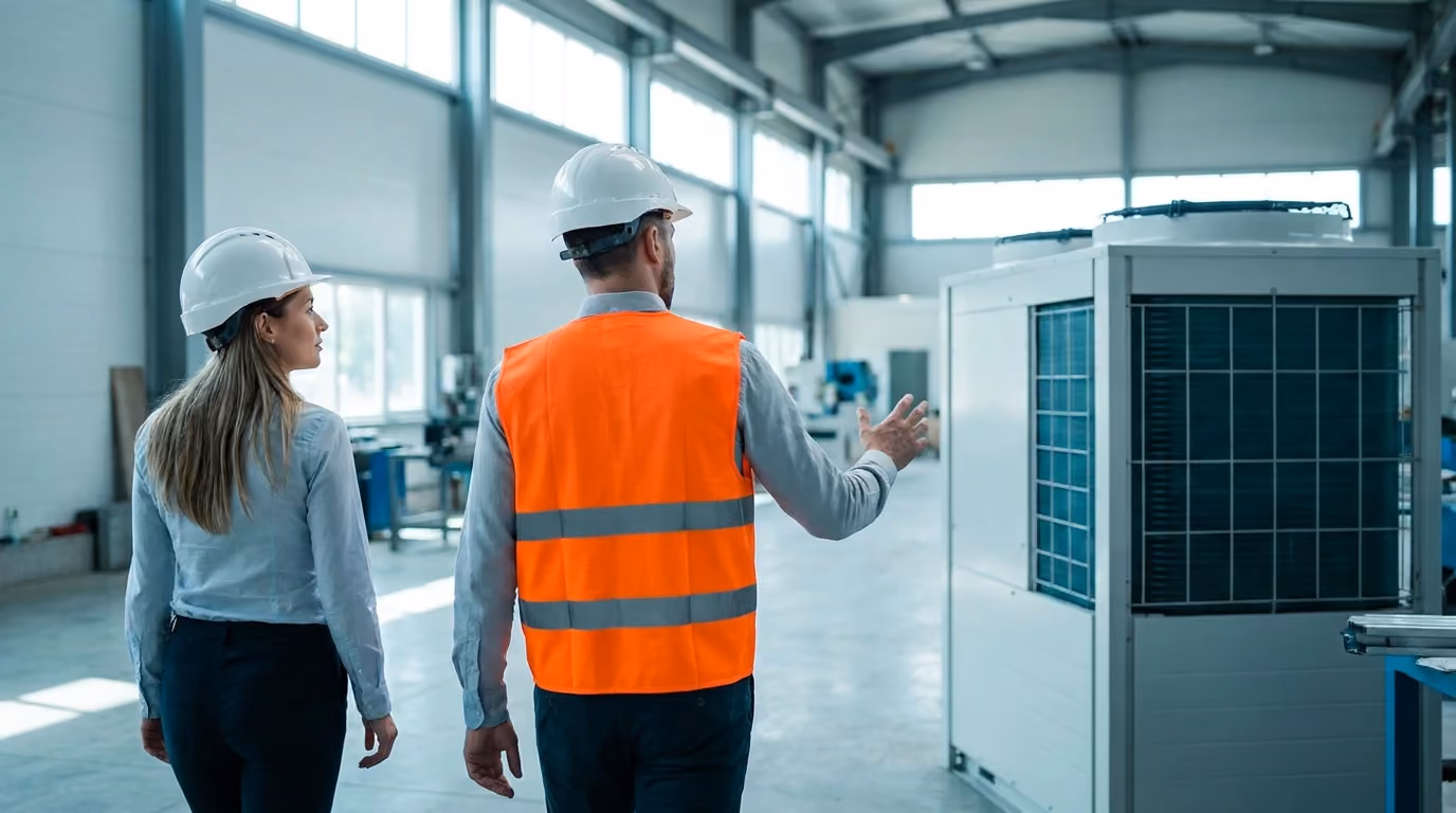 On site during a commissioning walkthrough